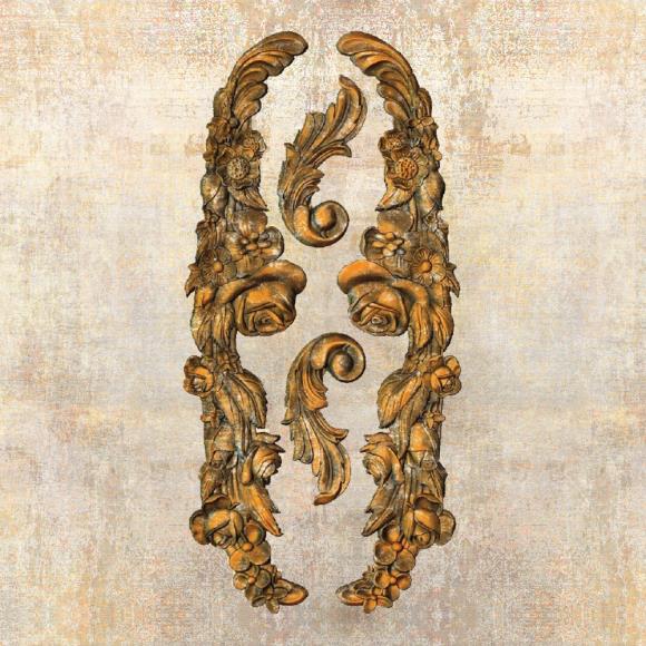 ReDesign with Prima - Decor Mold 5x8 Pattern: Delicate Floral Strands. Heat resistant and food safe. Breathe new life into your furniture, frames, plaques, boxes, scrapbooks, journals
