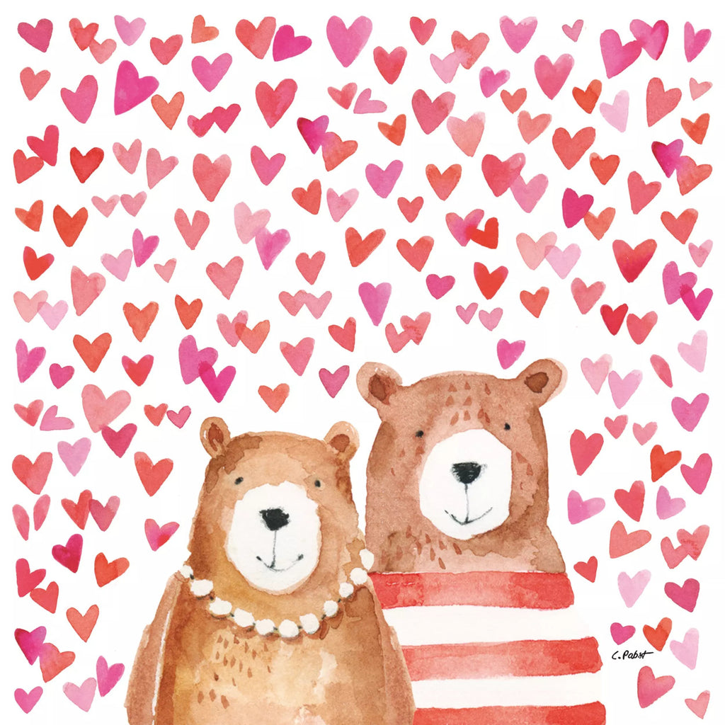 These Love Bears pink and red hearts Decoupage Paper Napkins are of exceptional quality. 3-ply. This makes them ideal for Decoupage Crafting, DIY craft projects, Scrapbooking, Mixed Media