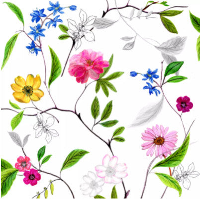 These Flower Power Decoupage Paper Napkins are of exceptional quality. 3-ply, silky feel and vivid ink colors. Ideal for Decoupage Crafting, DIY craft projects, Scrapbooking, Mixed Media
