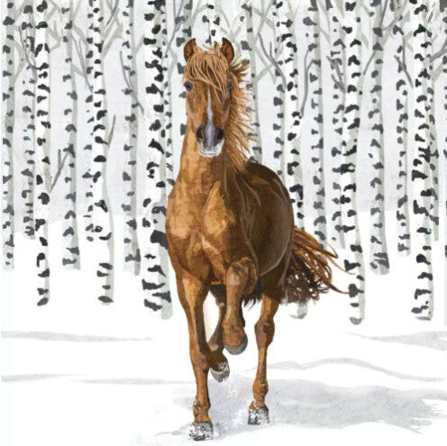 These Wilderness Horse Decoupage Paper Napkins are exceptional quality. Imported from Europe. Ideal for Decoupage Crafting, DIY craft projects, Scrapbooking, Mixed Media