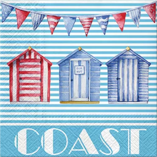 These Beach Coast Decoupage Paper Napkins are exceptional quality. Imported from Europe. Ideal for Decoupage Crafting, DIY craft projects, Scrapbooking, Mixed Media, Art Journaling, Cardmaking