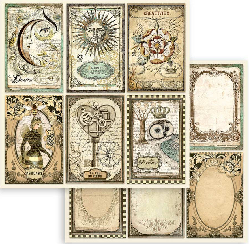 Sleeping Beauty Cards Stamperia 12x12 Cardstock Scrapbook Paper – Decoupage  Napkins.Com