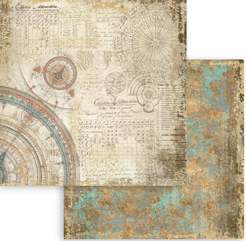 Beautiful Alchemy Stamperia Scrapbooking Paper Set. These beautiful high quality papers by Stamperia are themed sets with coordinating designs. They are 190g weight. Perfect for your next Decoupage Craft