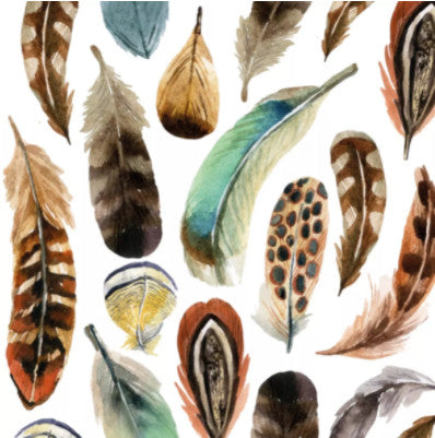 These Feathers Decoupage Paper Napkins are Exceptional quality and imported from Europe. Ideal for Decoupage Crafting, DIY craft projects, Scrapbooking
