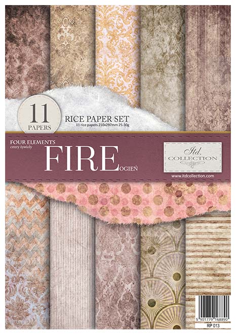 A4 Rice Paper Creative Set by ITD Collection for Decoupage, Mixed Media ...