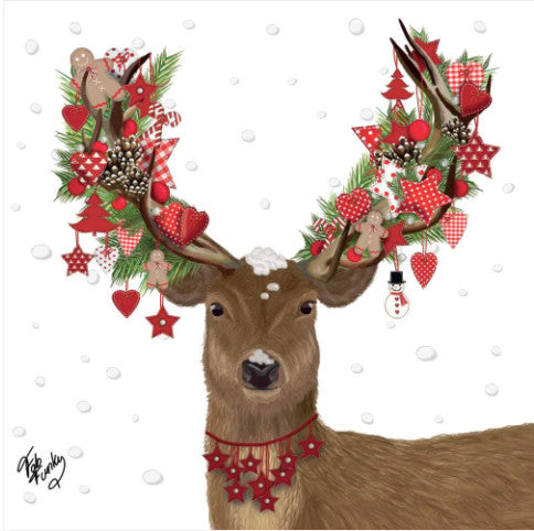 Beautiful Christmas Holiday Decoupage Napkin for Crafting, Scrapbooking, Journaling, Mixed Media