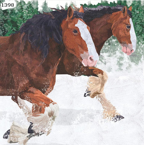 Decoupage Napkins Of Girl’s Dream Ride | Bird Horse In The Wonderful - Foto 7