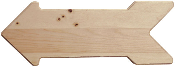 Pine Arrow Signboard WALNUT HOLLOW-Pine Arrow Signboard. Plaques from Walnut Hollow offer crafters a quality surface at a value price. Perfect for many creative techniques including painting, staining, deco