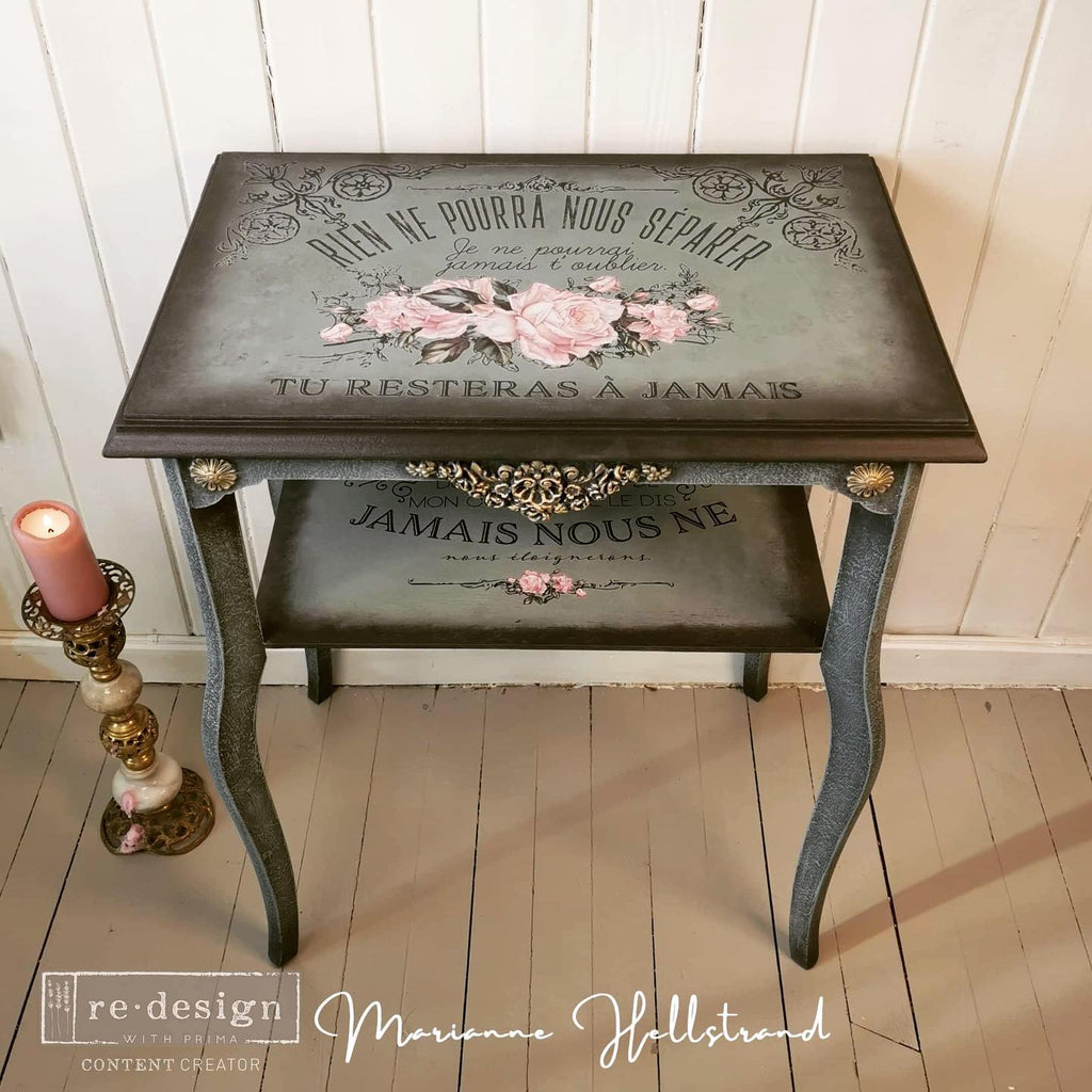 Shop My Heart Floral ReDesign with Prima Rub on Transfer 
