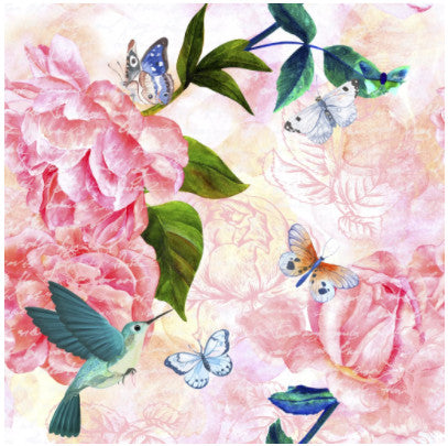 Shop Pastel Color Flowers Decoupage Napkin for Crafting, Scrapbooking