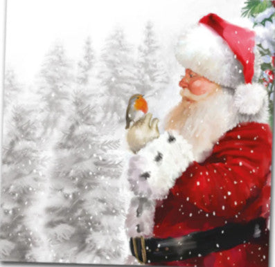 Beautiful Christmas Holiday Decoupage Napkin for Crafting, Scrapbooking, Journaling, Mixed Media