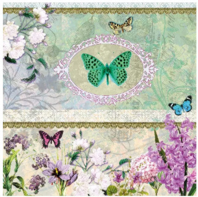 Shop Butterfly Medallion Decoupage Paper Napkin for Crafting, Scrapbooking, Journaling