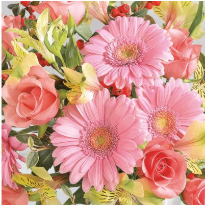 Shop Gerberas and Roses Decoupage Paper Napkin for Crafting, Scrapbooking, Journaling