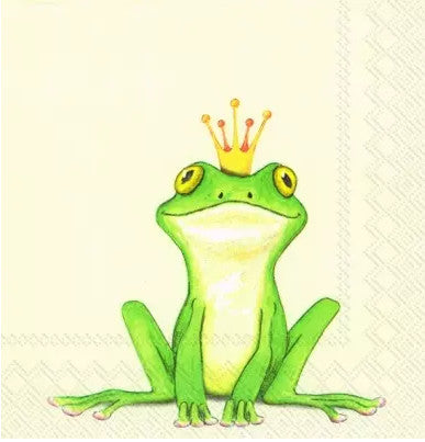 Shop Frog Prince Decoupage Paper Napkin for Crafting, Scrapbooking, Journaling