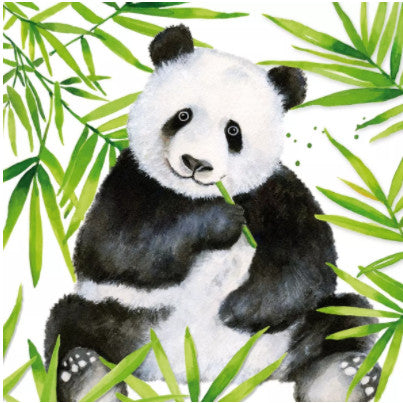 Shop Tropical Panda Decoupage Paper Napkin for Crafting, Scrapbooking, Journaling
