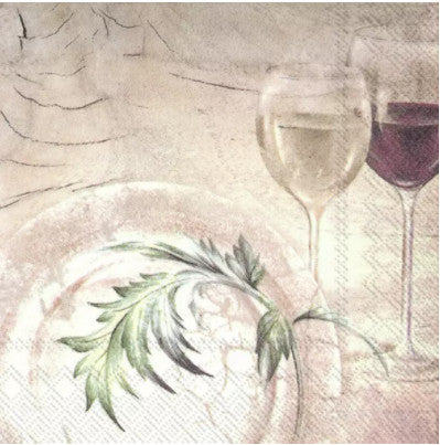 Shop Wine & Stems Decoupage Paper Napkin for Crafting, Scrapbooking, Journaling