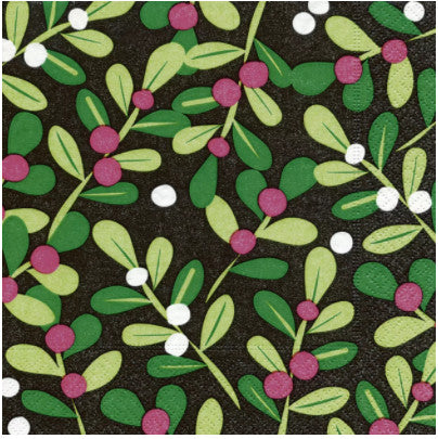 Shop Winter Christmas Holly Leaves Decoupage Paper Napkin for Crafting, Scrapbooking, Journaling
