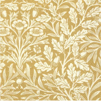 Shop Gold Acorns & Leaves Decoupage Paper Napkin for Crafting, Scrapbooking, Journaling