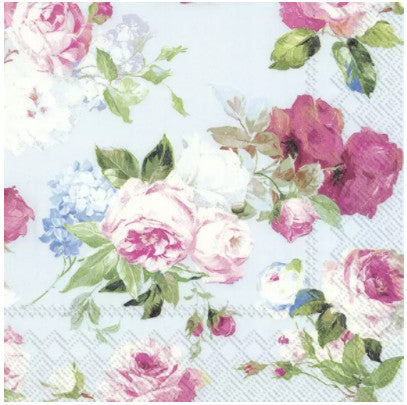 Shop Floral Roses Decoupage Paper Napkin for Crafting, Scrapbooking, Journaling