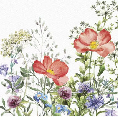 Shop June Meadow Floral Decoupage Paper Napkin for Crafting, Scrapbooking, Journaling
