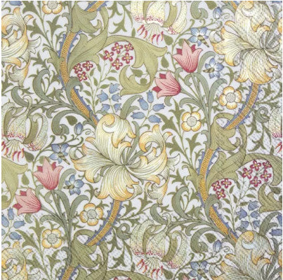 Shop Golden Lily Floral Decoupage Paper Napkin for Crafting, Scrapbooking, Journaling