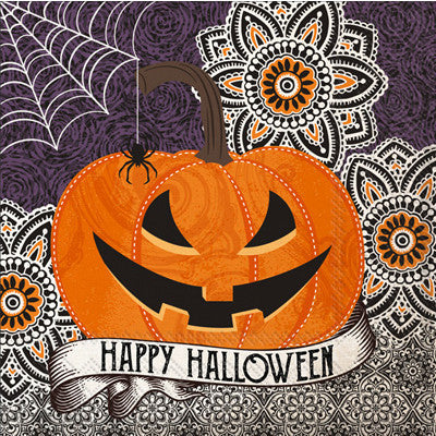 These Halloween Pumpkin Decoupage Paper Napkins are of exceptional quality. Imported from Europe. 3-ply Ideal for Decoupage Crafting, DIY craft projects, Scrapbooking
