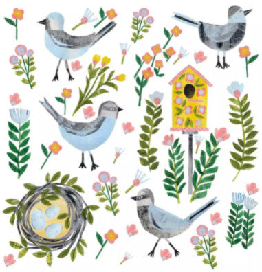 These Bird Beauty Nest Decoupage Paper Napkins are of exceptional quality. Imported from Europe.  3-ply. Ideal for Decoupage Crafting, DIY craft projects, Scrapbooking