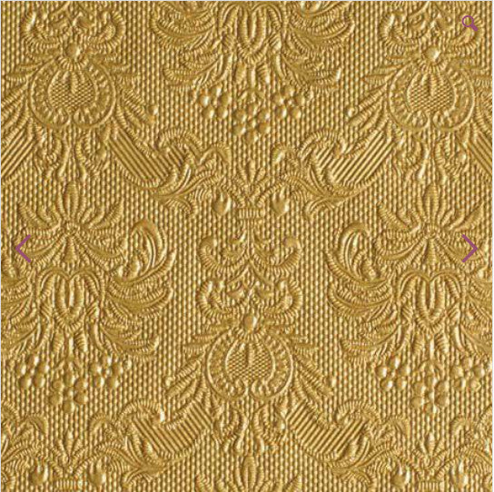 Shop Elegance Gold Decoupage Paper Napkins are exceptional quality. Imported from Europe. 3-ply. Ideal for Decoupage Crafting, DIY