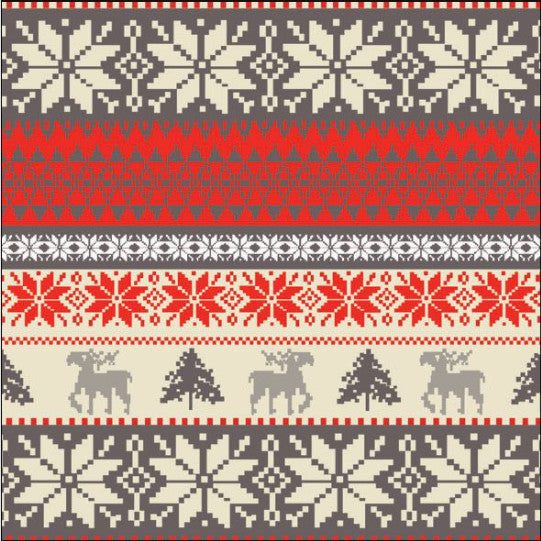 Shop Christmas Nordic Winter Decoupage Paper Napkins are exceptional quality. Imported from Europe. 3-ply. Ideal for Decoupage Crafting, DIY