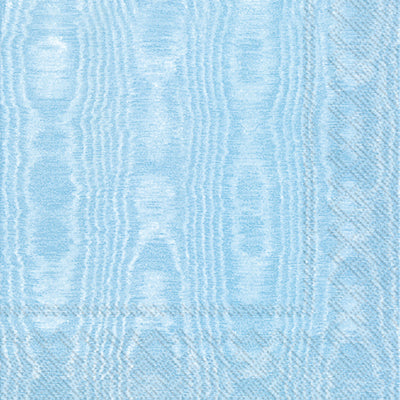 These Moiree Light Blue Decoupage Paper Napkins are Imported from Europe. Ideal for Decoupage Crafting, DIY craft projects, Scrapbooking