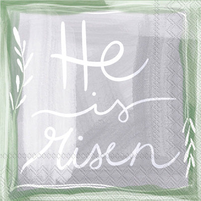 These Easter He is Risen Christian Decoupage Paper Napkins are Imported from Europe. Ideal for Decoupage Crafting, DIY craft projects, Scrapbooking