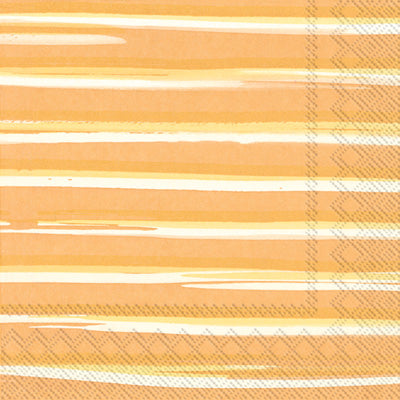 These Orange Stripes Decoupage Paper Napkins are Imported from Europe. Ideal for Decoupage Crafting, DIY craft projects, Scrapbooking