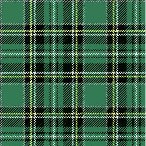 These Scottish Green Plaid Decoupage Paper Napkins are exceptional quality. Imported from Europe. Ideal for Decoupage Crafting, DIY craft projects, Scrapbooking