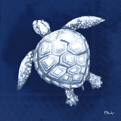 These Dark Sea Turtle Decoupage Paper Napkins are exceptional quality. Imported from Europe. 3-ply. Ideal for Decoupage Crafting, DIY craft projects, Scrapbooking