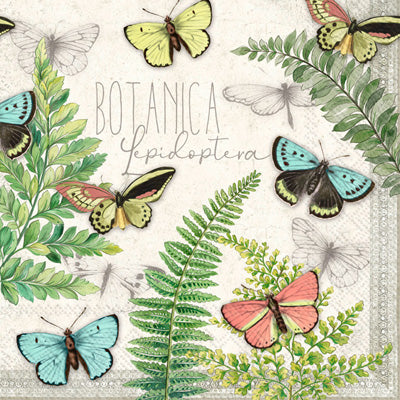 These Farfalle Cream Butterflies Decoupage Paper Napkins are exceptional quality. Imported from Europe. 3-ply. Ideal for Decoupage Crafting, DIY craft projects