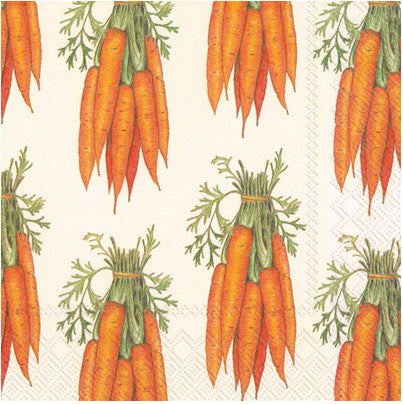 These Carrots Decoupage Paper Napkins are exceptional quality. Imported from Europe. 3-ply. Ideal for Decoupage Crafting, DIY craft projects, Scrapbooking, Mixed Media, Art Journaling