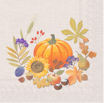 These Fall Autumn Little Pumpkins and Sunflower Decoupage Paper Napkins are exceptional quality. Imported from Europe. Ideal for Decoupage Crafting, DIY craft projects, Scrapbooking