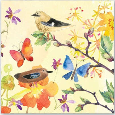 These Birds & Butterflies Michel Design Works Decoupage Paper Napkins are exceptional quality. Imported from Europe. 3-ply. Ideal for Decoupage Crafting, DIY projects, Scrapbooking, Mixed Media