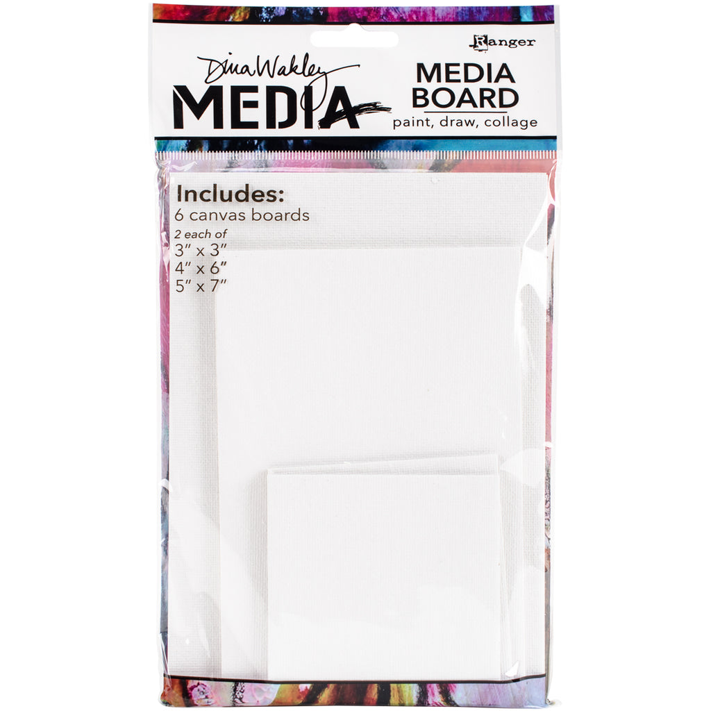 This package contains two 3x3 inch media boards, two 6x4 inch media boards and two 7x5 inch media boards. Imported.