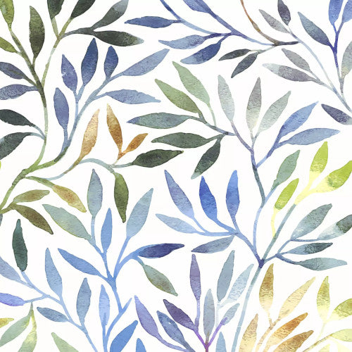 These Blue gold leaves Decoupage Paper Napkins are Imported from Europe. Ideal for Decoupage Crafting, DIY craft projects, Scrapbooking, Mixed Media