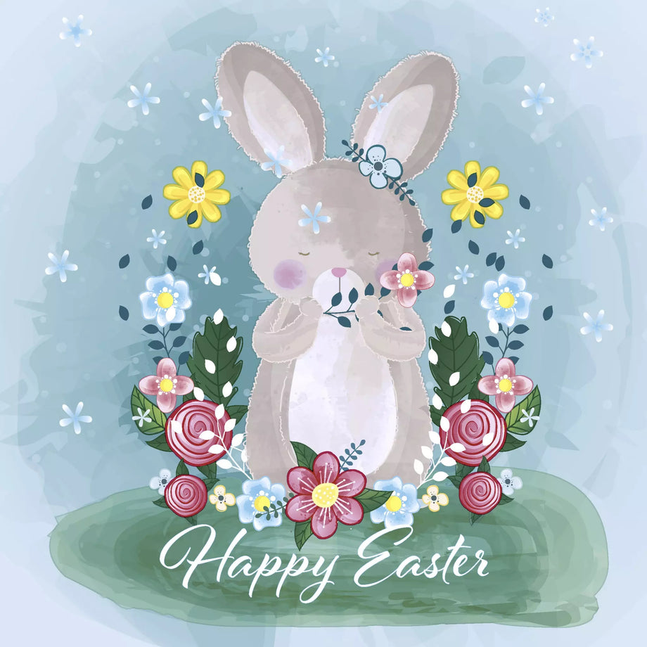 Happy Easter Bunny #2979 – Decoupage - Main Image