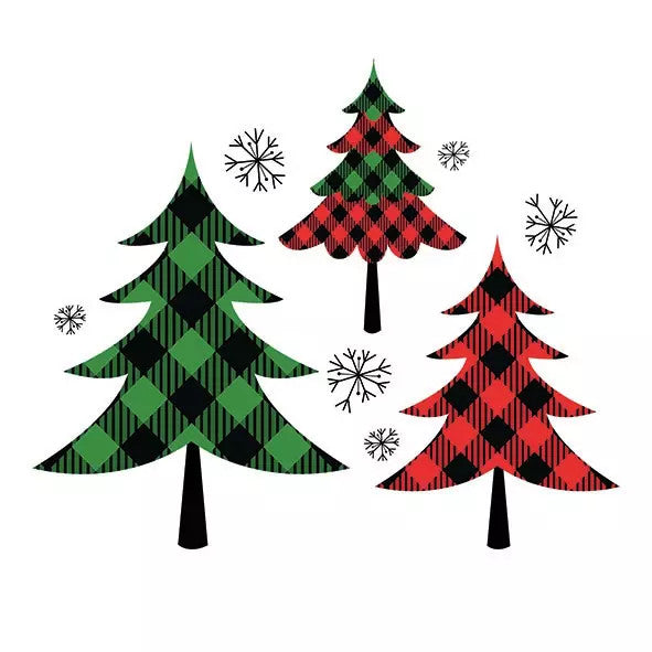 These Scottish Trees Christmas Decoupage Paper Napkins are of exceptional quality. 3 ply. Imported from Europe. Ideal for Decoupage Crafting, DIY craft projects, Scrapbooking