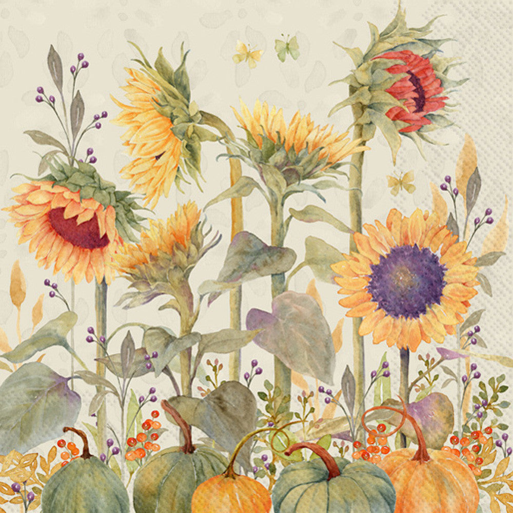 These Sunflowers Decoupage Paper Napkins are of exceptional quality. 3 ply. Imported from Europe. Ideal for Decoupage Crafting, DIY craft projects, Scrapbooking