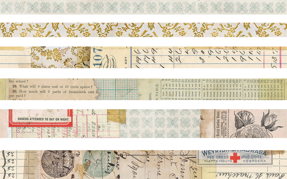 Tim Holtz IdeaOlogy Design Tape for Mixed Media, Cardmaking, Scrapbook –  Decoupage Napkins.Com