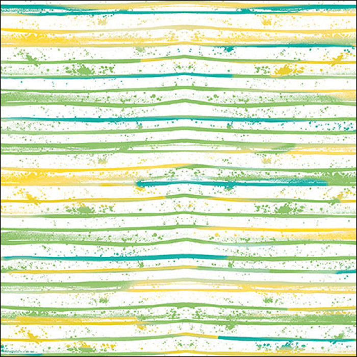 These  yellow green and blue watercolor lines European Decoupage Paper Napkins are of exceptional quality. 3 ply. Ideal Decoupage crafts