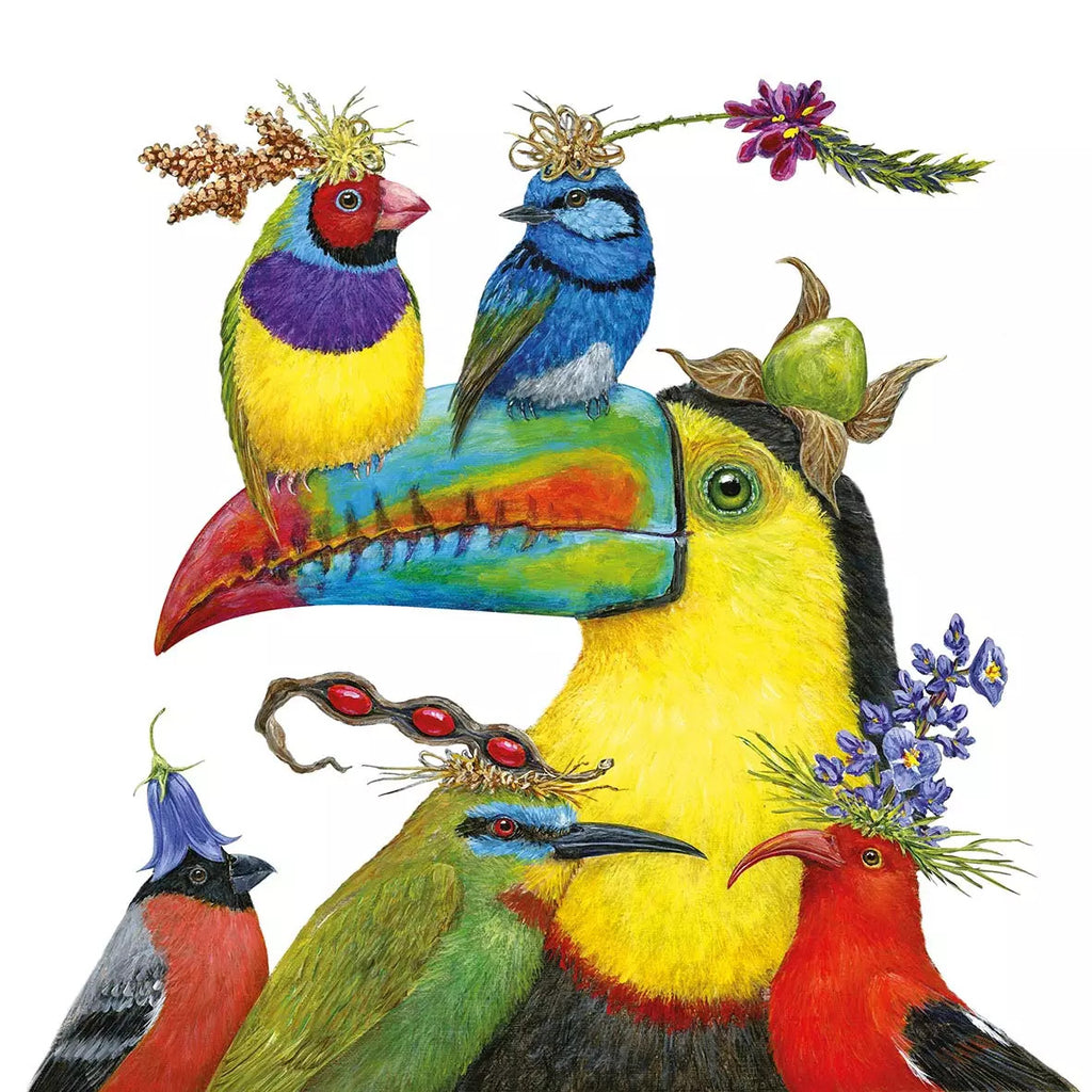 These colorful Toucan and birds World Traveller European Decoupage Paper Napkins are of exceptional quality. 3 ply. Ideal Decoupage craft paper