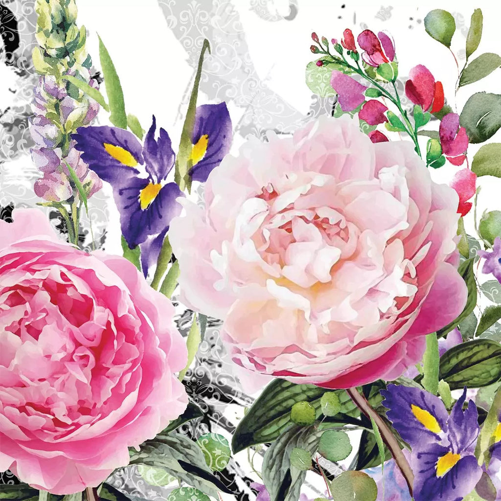 These PPD Jardin des roses European Decoupage Paper Napkins are of exceptional quality. 3 ply. Ideal Decoupage craft paper for Scrapbooking