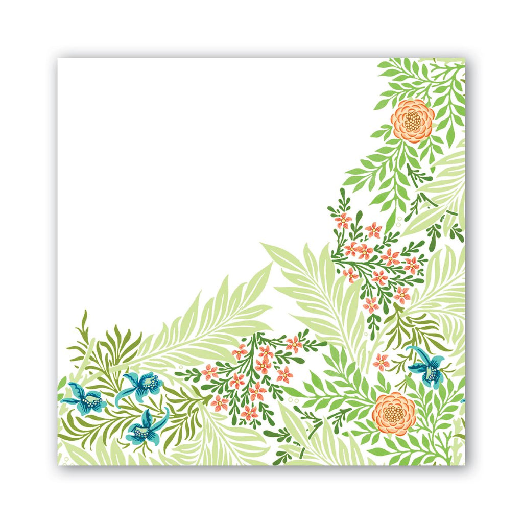 Poppies and Posies with ferns. Floral European Decoupage Craft Paper Napkins of exceptional quality. 3 ply. Ideal decorative craft paper