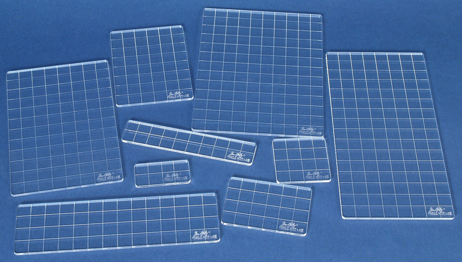Sorts of Size Stamp Blocks With or Grid Acrylic Clear Stamping