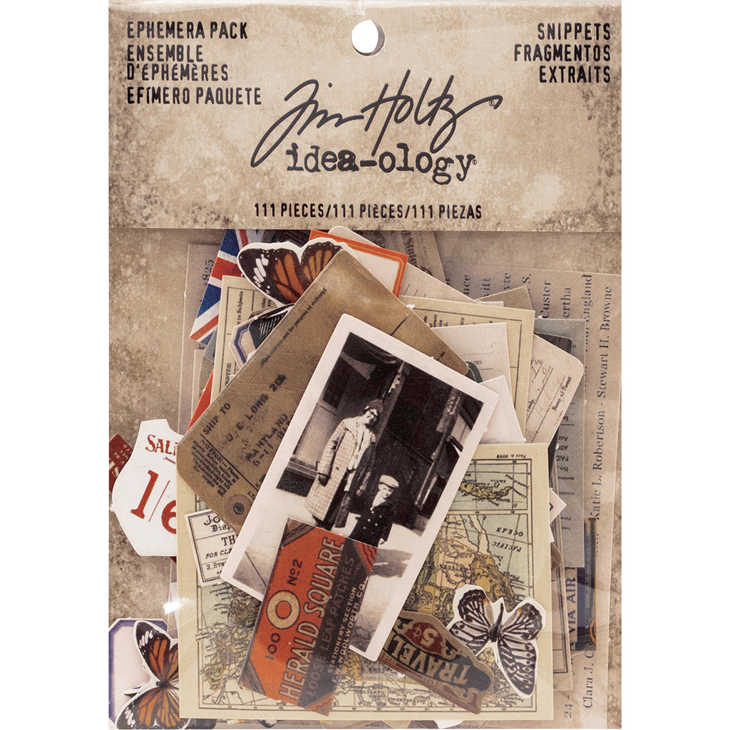 Shop Tim Holtz Vintage Ephemera Die Cuts for Craft Projects, Scrapbooking, Decoupage, Mixed Media, Art Journaling, Cardmaking.